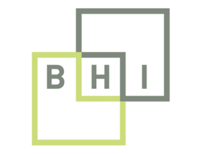 Build Health International's logo features two intersecting squares